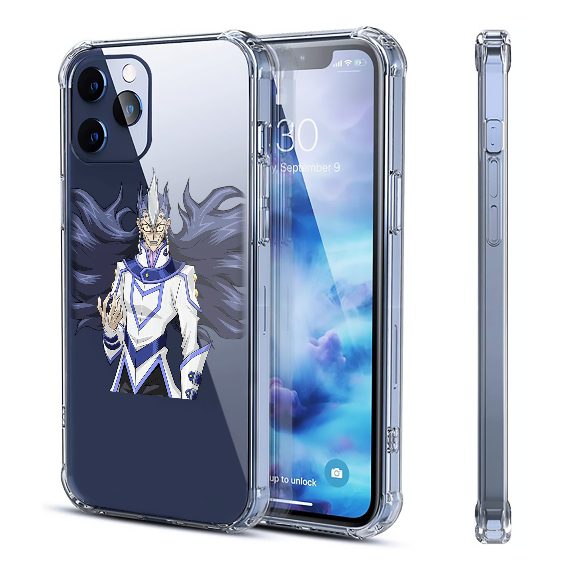 （画像用） 遊☆戯☆王 Yu-Gi-Oh! 【iPhone 12シリーズ対応】透明スマホケース（クリアソフトケース）